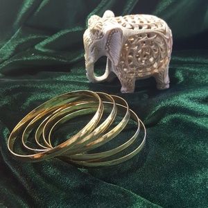 Gold Bangle Bracelets